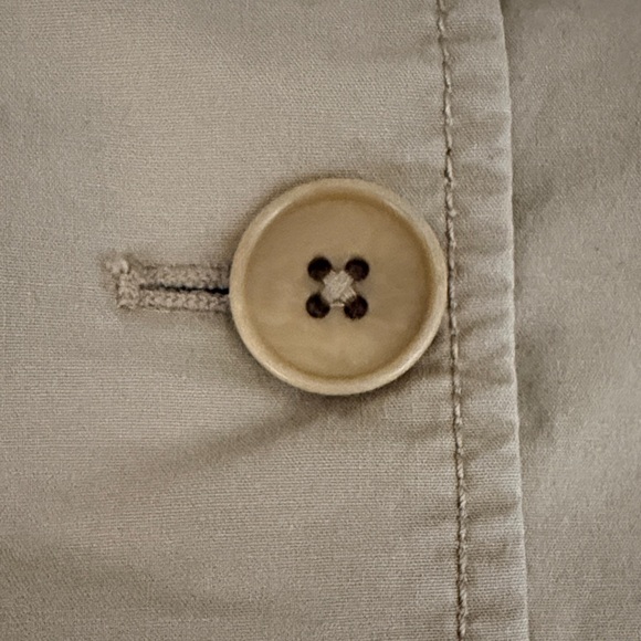 Talbots Light Weight Zafari Khaki Blazer Jacket - Picture 4 of 9